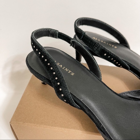 NWT All Saints Mia Pointed Toe Slingback 37 - Picture 8 of 10